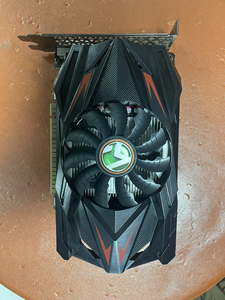 铭瑄1050ti 4g变形金刚版,带独立供电口