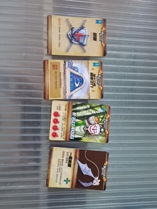 怪物对战牌四张绝版卡