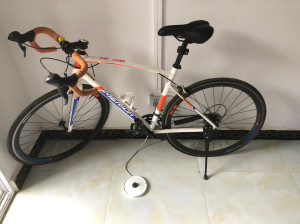 二手美利达merida ride93公路自行车50车架,后胎