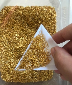 镀金圈 镀金料 含金废料  支持打样