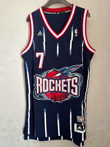 林书豪阿迪nba休斯顿火箭复古球衣 s码
