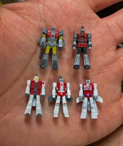 变形金刚 g1 超小飞行太保 大无畏 分体成员