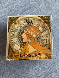 兰瑟光鲜红润精华小鲜盒气垫粉底液遮暇穆夏系列 保湿持久 贴肤