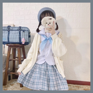 tb960838364淘宝【深夜幻境 蓝柑苏打jk】w64(s码)l450人付款60.