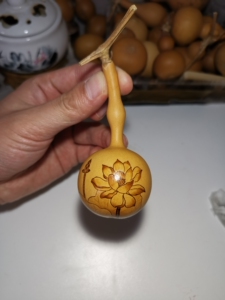 烙画葫芦,荷花,异形