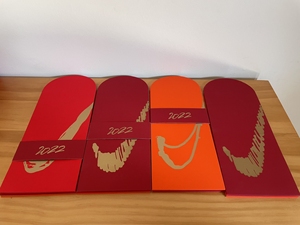 欧珑香水赠品定制美珍香新年红包利是封nike耐克2022红包