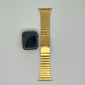 applewatch ultra链式不锈钢镀金黄金表带