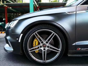 19寸正品台湾ifg5五角星轮毂5-114.3 8.5-3