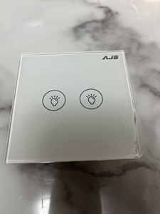ajb新款86型碧桂园安居宝开关面板 e无线通讯技术智能灯光
