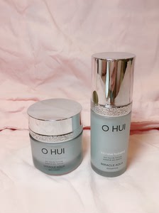 ohui欧蕙欧惠海洋奇迹蓝色水库补水精华20ml面霜30ml