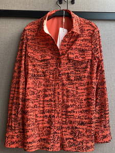 亨奴 全新蜜橘色衬衣