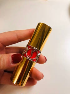 ysl圣罗兰迷魅圆管口红唇膏shine45号,甜美西瓜红.