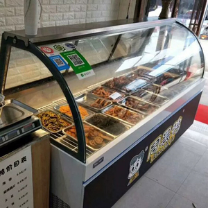 销售批发熟食柜展示柜商用双温鸭脖卤菜卤肉保鲜柜直冷摆摊串串鸭