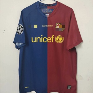 0809巴萨球衣主场客场长袖短袖队服5号普约尔 哈维 梅西