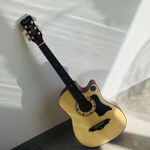 民谣吉他正品杰丽斯38寸原木色