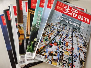 9层新，2019年的《三联生活周刊》杂志，共有40多本。价格