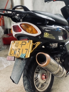 出水滴款台湾大毒蛇排气管