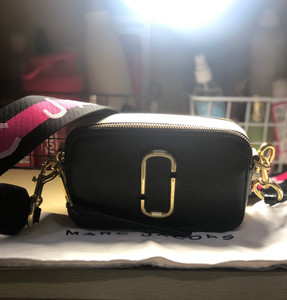 marc jacobs相机包 莫杰mj女包牛皮革双层潮流设计