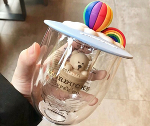星巴克彩虹热气球杯