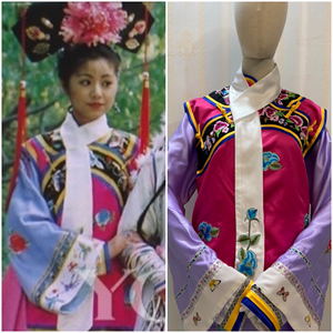 格格表演服满族旗服还珠格格古装服饰女童紫薇衣服宫新汉商贸店