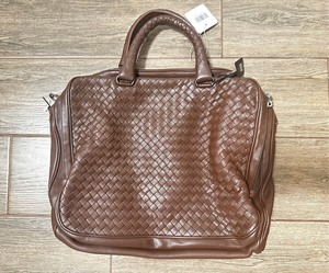 葆蝶家BV宝缇嘉小牛皮男士手提包Bottega Veneta