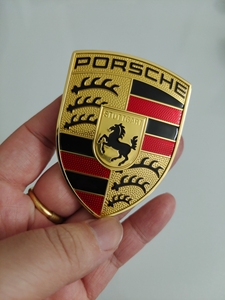 全新  保时捷前车标帕拉梅拉卡宴macan718车头标911