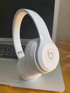 beats solo3亮白色头戴式蓝牙耳机solo3魔音耳机