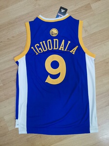 阿迪达斯adidas球衣.金州勇士队伊戈达拉新面料刺绣.