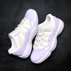 aj11retrolow乔11白紫紫罗兰低帮百搭运动篮球鞋男