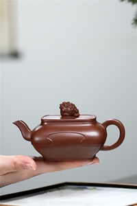 原矿优质紫泥全手工金蟾四方方器紫砂壶茶壶吴俊礼品