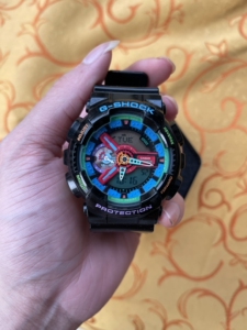 卡西欧黑玩具 撞色 ga110mc-1a 成色还行,就一个铁