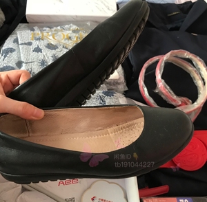 平底制服工作空姐鞋