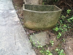 一线收的四川青沙石石缸，养鱼种花，庭院景观，不漏水，88.5