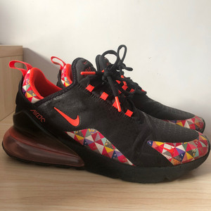 耐克air max 270百家衣配色运动鞋