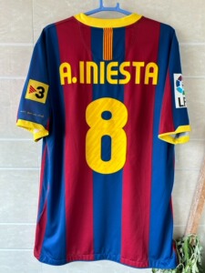 巴萨球衣巴塞罗那球衣伊涅斯塔梅西球衣,1011赛季巴萨主场球_阿里巴巴