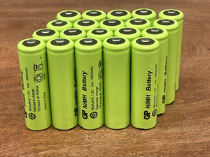 工业版gp低自放电1800ma62h镍氢5号充电电池20个包邮