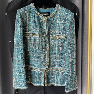 淘宝chanel 香奈儿 埃及系列 19a 孔雀蓝 外套 高级手价格0675000.