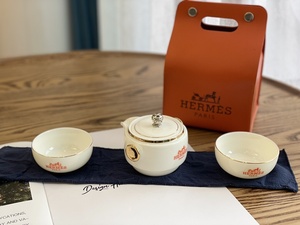 hermes茶具图片