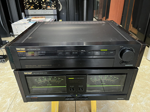 日本安桥功放前级p-308 后级m-508原装正品,没修过