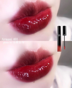 000人付款淘宝阿玛尼漆光黑管唇釉 新款5g镜面401正品aa52983382975