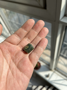 文化期 阳起石 古玉勒子 玉珠 包老 阳起石的.做手串利器!