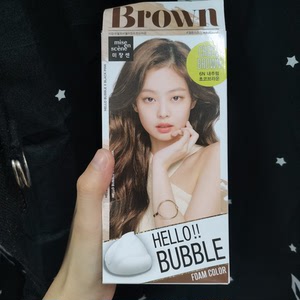 爱茉莉泡泡染发剂6n巧克力棕,正规渠道购买的买入不到一个星期