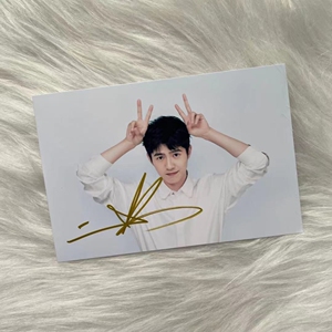 刘昊然签名照(亲签)刘昊然亲笔签名