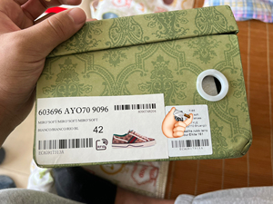 古驰 guccl鞋盒收藏的来吧 42的 二手商品不退不换