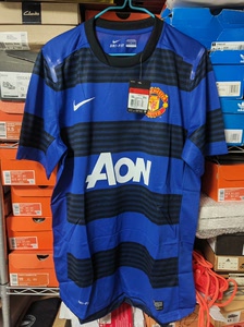 nike 耐克曼联1213赛季客场更衣室球员版短袖球衣小ao