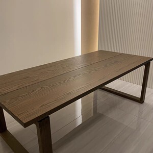 跟着小某书我终于找到比宜家莫比恩更完美的实木桌!