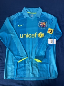 00tb4049601809淘宝复古球衣0708巴萨主场10号小罗19号