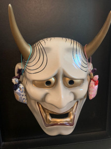 般若 天狗 翁 阿多福 面具 几年前在日本浅草寺前商业街购买