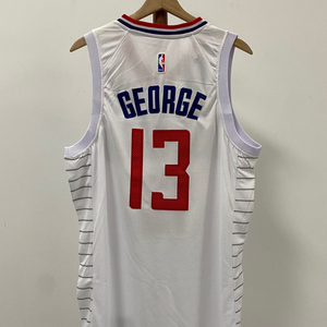 保罗乔治pg球衣 快船队雷霆队nba刺绣篮球服