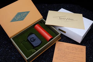 早期日本spit fire火炮纸转轮机煤油古董打火机创意个性收藏复古